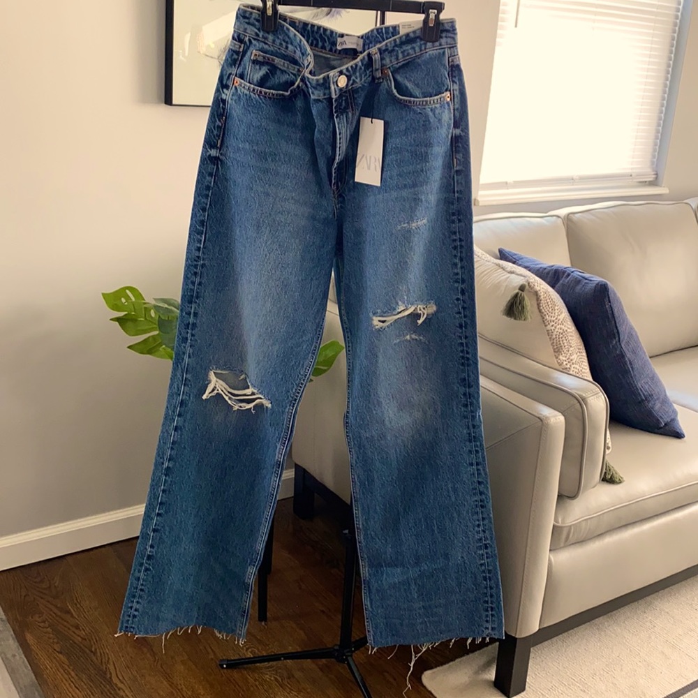 90’s High-rise full length jeans